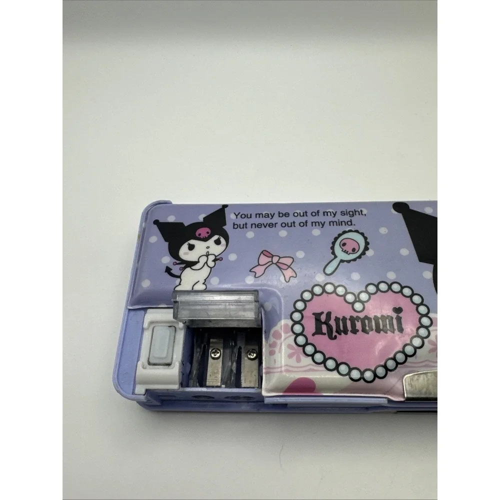 Kawaii Lolita Kuromi Duo Magnetic Closure Hello Kitty pencil case